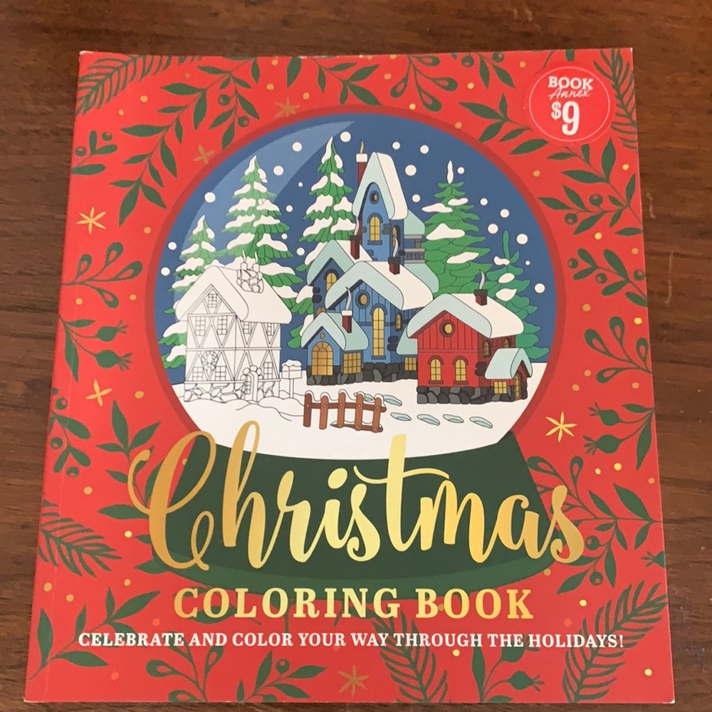 Christmas coloring book NWT